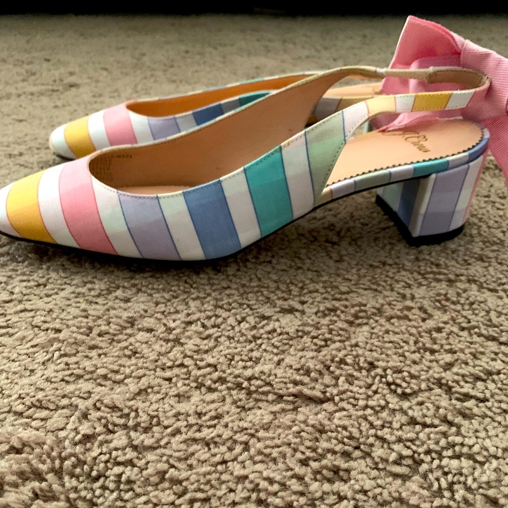 J crew block sandals size 7